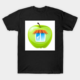 An apple with a window T-Shirt